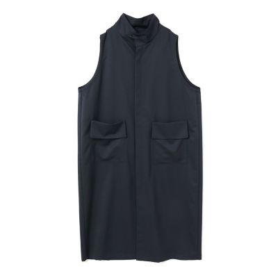 ｍｉｚｕｉｒｏ　ｉｎｄ　ポケット付きスタンドカラーワンピース