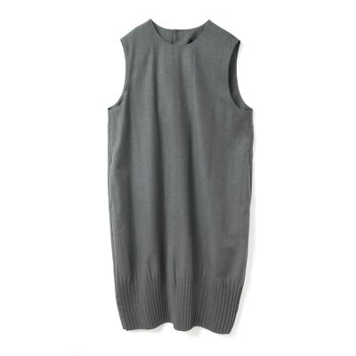 mizuiro ind (Women)/ミズイロインド mizuiro ind プリーツヘムノースリーブワンピース グレー(91) ワンピース・ドレス【三越伊勢丹/公式】