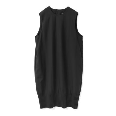 mizuiro ind (Women)/ミズイロインド mizuiro ind プリーツヘムノースリーブワンピース ブラック(99) ワンピース・ドレス【三越伊勢丹/公式】