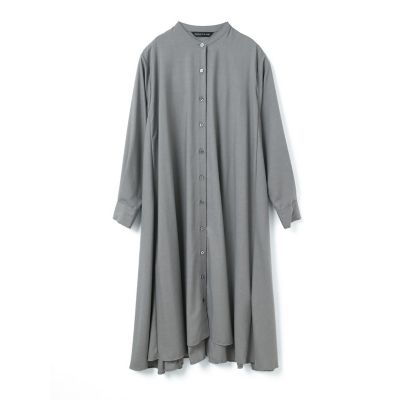 mizuiro ind (Women)/ミズイロインド mizuiro ind T/Rスタンドカラーフレアワンピース ライトグレー(90) ワンピース・ドレス【三越伊勢丹/公式】