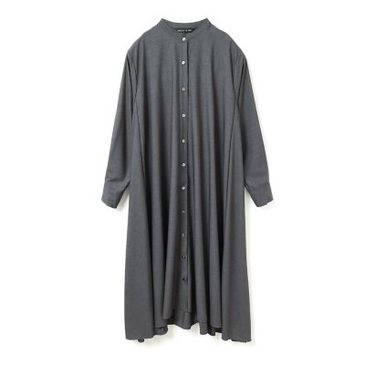 mizuiro ind T／Rスタンドカラーフレアワンピース