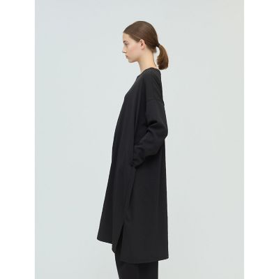 mizuiro ind クルーネックロングワンピース | mizuiro ind