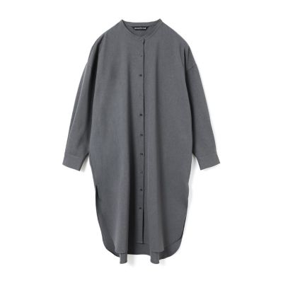 mizuiro ind スタンドカラーシャツワンピース | mizuiro ind