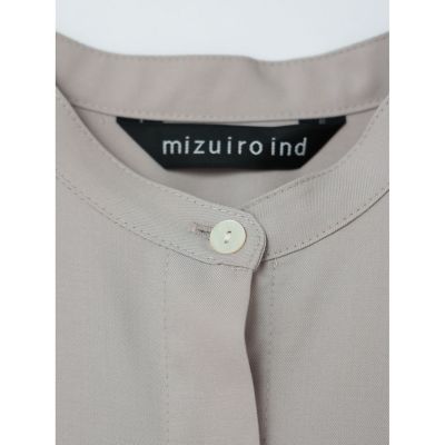 mizuiro ind｜【20%OFF】ポケット付きスタンドカラーワンピース