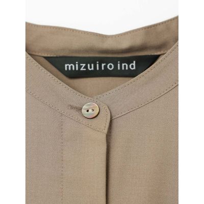 ｍｉｚｕｉｒｏ ｉｎｄ Ｔ／Ｒスタンドカラーフレアワンピース