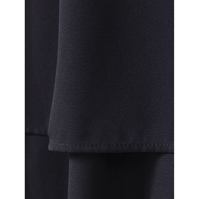 ｍｉｚｕｉｒｏ　ｉｎｄ　シアーギャザーダブルヘムスカート