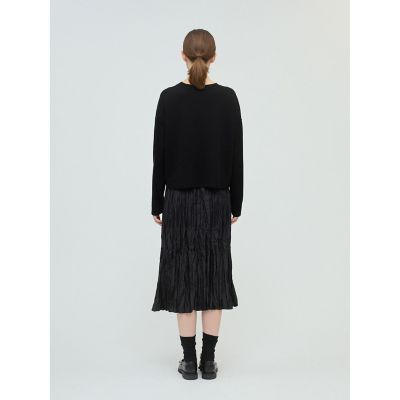 MM⑥プリーツマキシスカート MM6 Maison Margiela プリーツ マキシスカート | ブラック