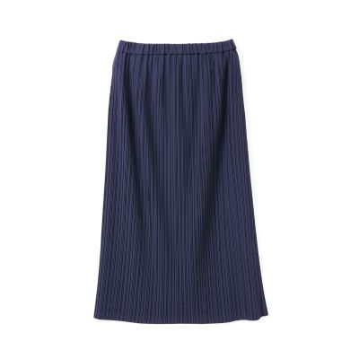 mizuiro ind (Women)/ミズイロインド mizuiro ind プリーツスカート ネイビー(77) ひざ丈スカート【三越伊勢丹/公式】