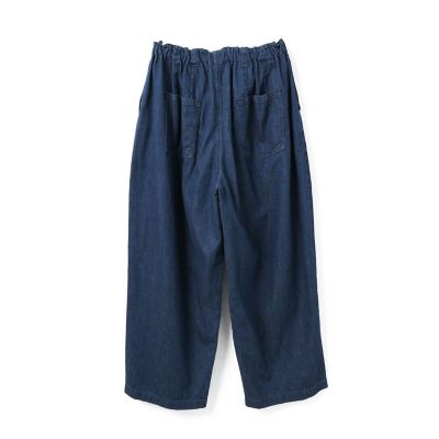mizuiro ind デニムタックワイドパンツ | mizuiro ind