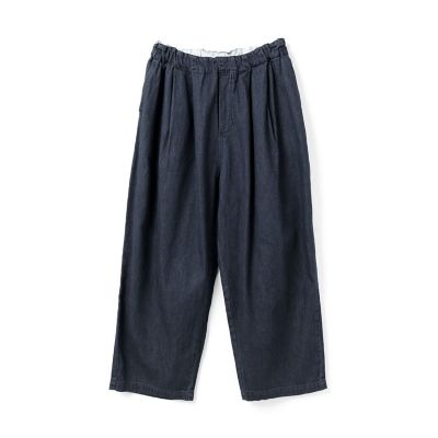 mizuiro ind デニムタックワイドパンツ | mizuiro ind