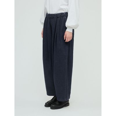 mizuiro ind デニムタックワイドパンツ | mizuiro ind