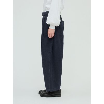 mizuiro ind デニムタックワイドパンツ | mizuiro ind