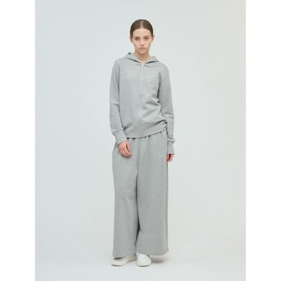 ＜mizuiro ind (Women)＞ｍｉｚｕｉｒｏ　ｉｎｄ　スウェットワイドイージーパンツ