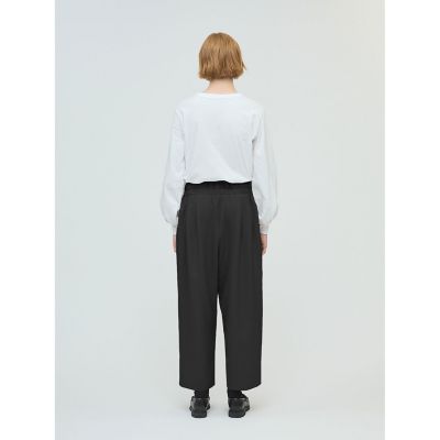 mizuiro ind ハイウエストタックパンツ | mizuiro ind