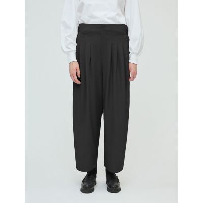 mizuiro ind ハイウエストタックパンツ | mizuiro ind