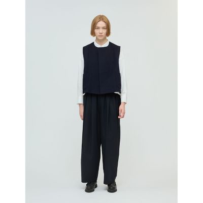mizuiro ind ワイドタックパンツ | mizuiro ind