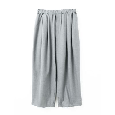 mizuiro ind (Women)/ミズイロインド mizuiro ind ワイドタックパンツ ライトグレーA(90A）パンツ・ズボン【三越伊勢丹/公式】