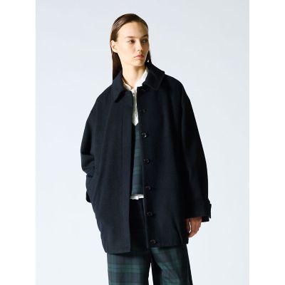 mizuiro ind フェイクレザージップブルゾン | mizuiro ind