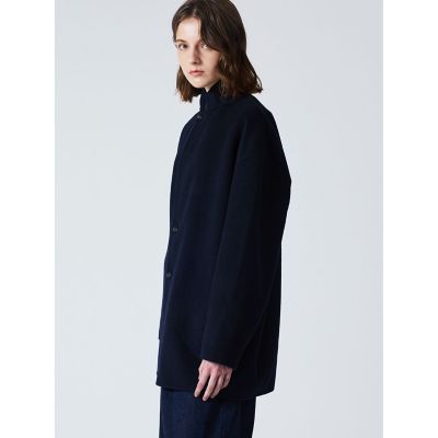 【新品24AW】mizuiro ind ウールワイドテーラードジャケット/コート 新品24AW】mizuiro ind ウールワイドテーラードジャケット