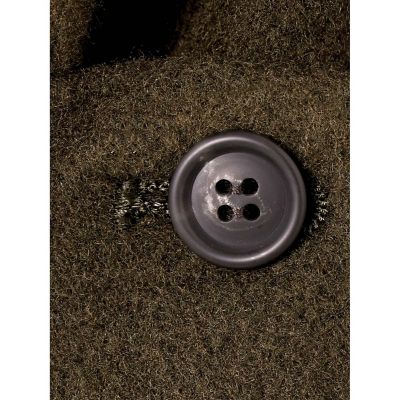 mizuiro ind ウールブレンドスタンドカラーコート