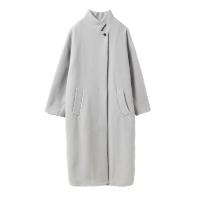 【送料無料】mizuiro ind (Women)/ミズイロインド mizuiro ind ウールブレンドスタンドカラーコート ライトグレー(90) コート・ジャケット【三越伊勢丹/公式】