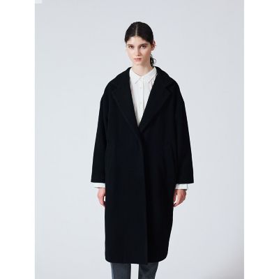 定価6,5万＊タグ付未使用 スキャパ ウールシルクスタンドカラーコート 38 mizuiro ind (ミズイロインド) ウールブレンドスタンドカラーコート