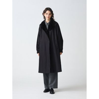 ＜mizuiro ind (Women)＞ｍｉｚｕｉｒｏ　ｉｎｄ　バックボアコート