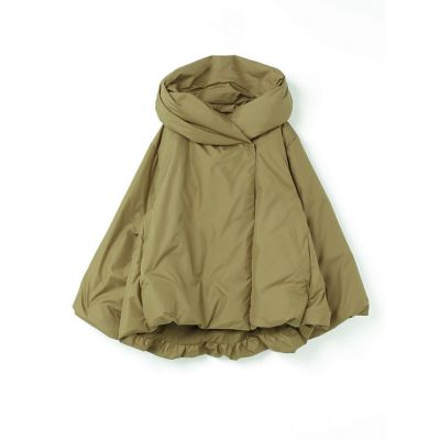 mizuiro ind フード付きショートダウンジャケット | mizuiro