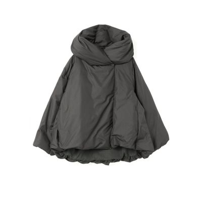 【送料無料】mizuiro ind (Women)/ミズイロインド mizuiro ind フード付きショートダウンジャケット ダークグレー(92) コート・ジャケット【三越伊勢丹/公式】