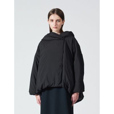 【送料無料】mizuiro ind (Women)/ミズイロインド mizuiro ind フード付きショートダウンジャケット ブラック(99) コート・ジャケット【三越伊勢丹/公式】