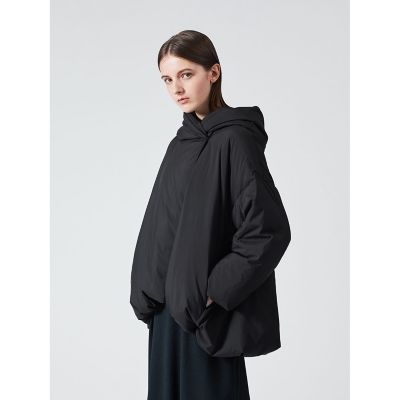 mizuiro ind フード付きショートダウンジャケット | mizuiro