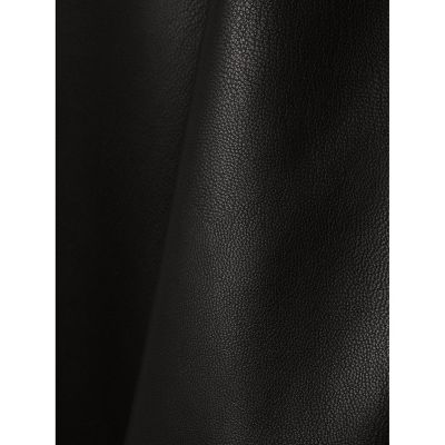 美品✨ミズイロインド　イミテーションレザーオーバーブルゾン　黒　フリーサイズ 送料無料】mizuiro ind フェイクレザージップブルゾン