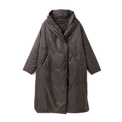 【送料無料】mizuiro ind (Women)/ミズイロインド mizuiro ind ドレープライトダウンコート チャコールグレー(92）コート・ジャケット【三越伊勢丹/公式】