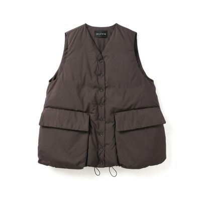 mizuiro ind ダウンベスト　ベージュ　ナチュラル mizuiro ind ダウンベスト ベージュ ナチュラル mizuiro ind