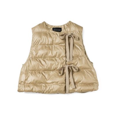 mizuiro ind キルトリボンベスト | mizuiro ind (Women