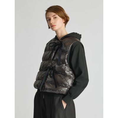 mizuiro ind キルトリボンベスト | mizuiro ind (Women