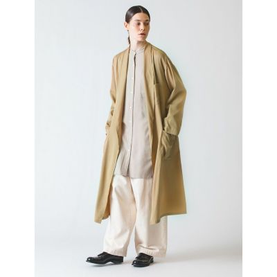 ＜mizuiro ind (Women)＞ｍｉｚｕｉｒｏ　ｉｎｄ　ドレープガウンコート