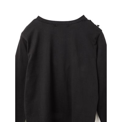 mizuiro ind レースコンビクルーネックプルオーバー