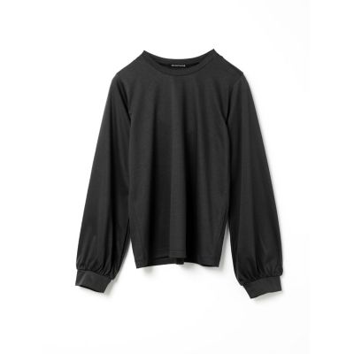 mizuiro ind クルーネックパフスリーブプルオーバー