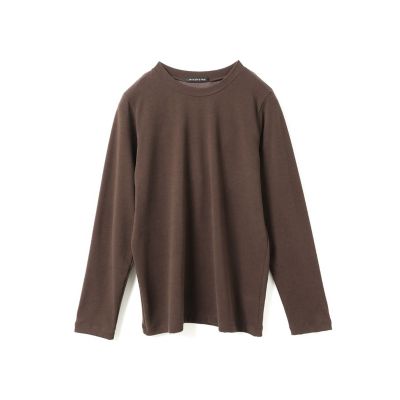 mizuiro ind (Women)/ミズイロインド mizuiro ind スリーレイヤードコンパクトTシャツ ブラウン(44) トップス【三越伊勢丹/公式】