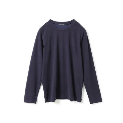 mizuiro ind (Women)/ミズイロインド mizuiro ind スリーレイヤードコンパクトTシャツ ネイビー(77) トップス【三越伊勢丹/公式】