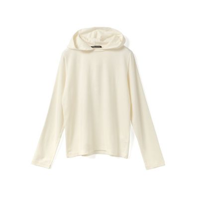 mizuiro ind (Women)/ミズイロインド mizuiro ind スリーレイヤードフード付きプルオーバー アイボリー(12) トップス【三越伊勢丹/公式】