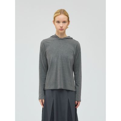 ＜mizuiro ind (Women)＞ｍｉｚｕｉｒｏ　ｉｎｄ　スリーレイヤードフード付きプルオーバー