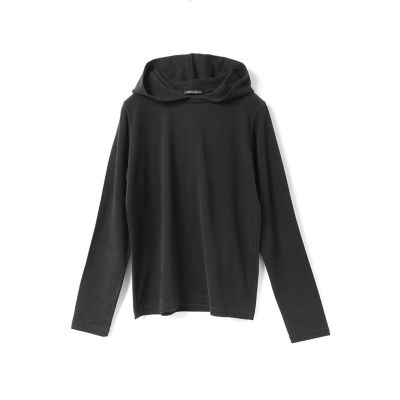 mizuiro ind (Women)/ミズイロインド mizuiro ind スリーレイヤードフード付きプルオーバー ブラック(99) トップス【三越伊勢丹/公式】