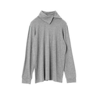 mizuiro ind (Women)/ミズイロインド mizuiro ind アシンメトリーシャツプルオーバー グレー(91) トップス【三越伊勢丹/公式】