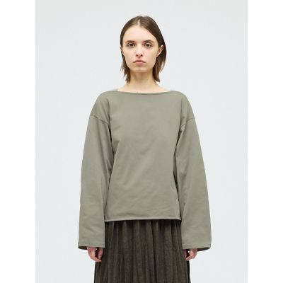 ＜mizuiro ind (Women)＞ｍｉｚｕｉｒｏ　ｉｎｄ　バスクシャツ