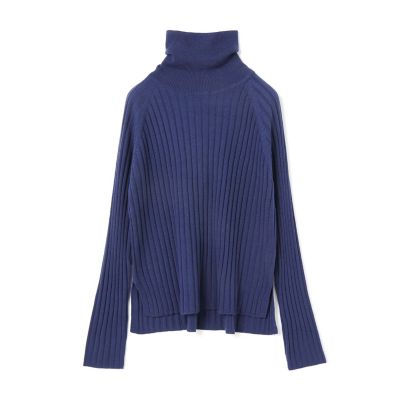 mizuiro ind ワイドリブタートルネックプルオーバー