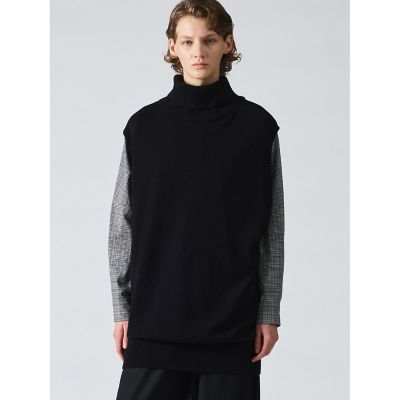 ＜mizuiro ind (Women)＞ｍｉｚｕｉｒｏ　ｉｎｄ　リブハイネックベスト