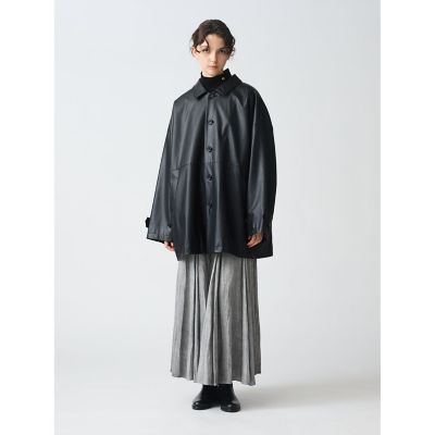 mizuiro ind ボタン付きハイネックプルオーバー