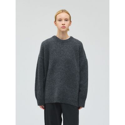 ＜mizuiro ind (Women)＞ｍｉｚｕｉｒｏ　ｉｎｄ　ＭＧ／クルーネックワイドプルオーバー